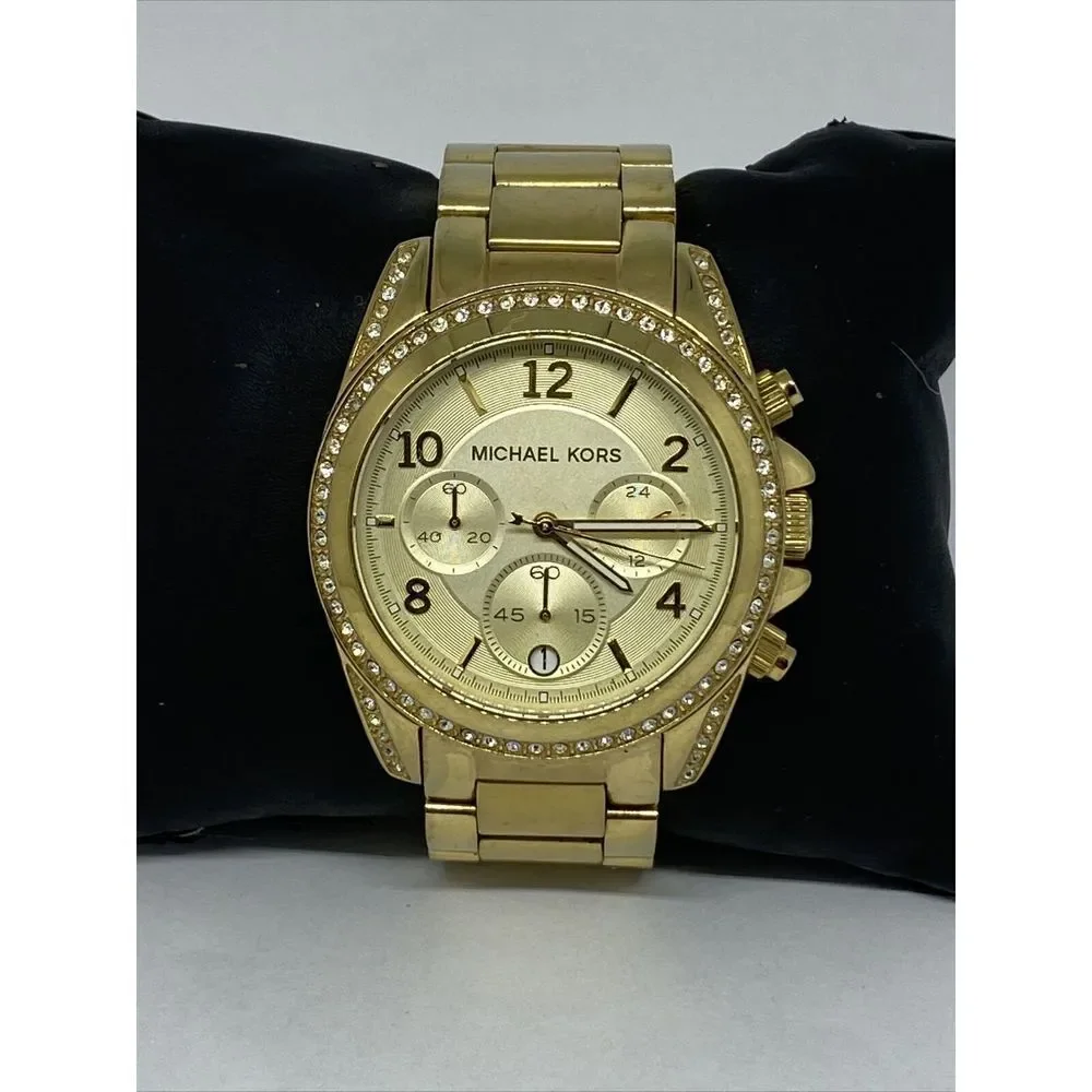 Michael Kors Blair MK5166 Women's Gold Stainless Steel Analog Dial Watch MP815
